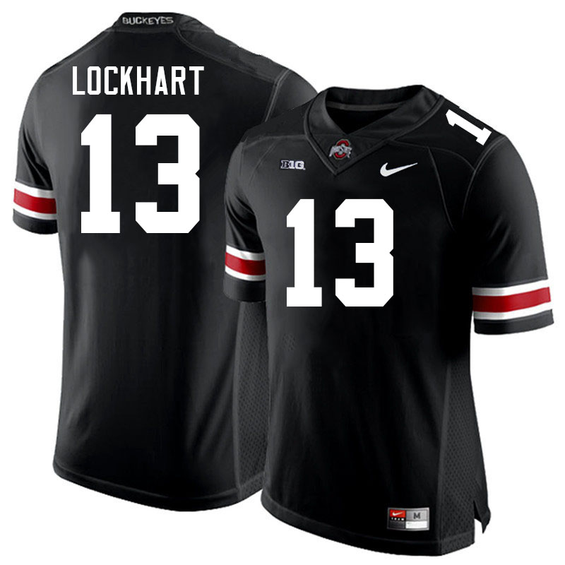 Men #13 Miles Lockhart Ohio State Buckeyes College Football Jerseys Stitched-Black